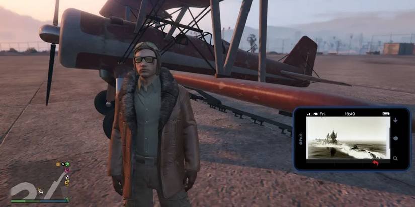 Player viewing a photo of the location for the Treasure Hunt clue in GTA Online.